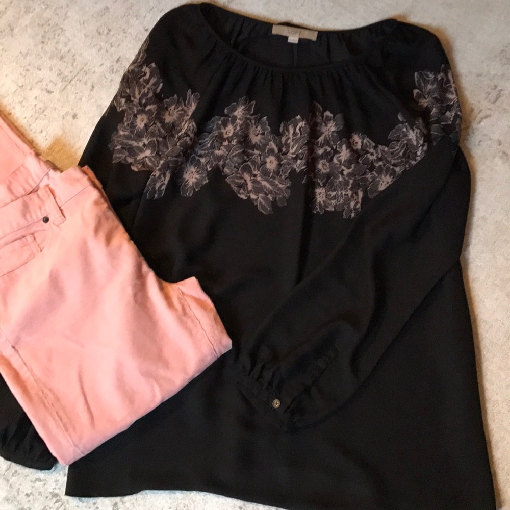 LOFT Long Sleeve Tall Blouse